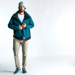 Tribord Blouson De Voile - Veste De Pluie Sailing 500 Homme Pétrole Jaune -Matériel De Pêche blouson de voile veste de pluie sailing 500 homme petrole jaune 3