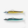 COMBO Leurres Souples Shad Lançon EELO 110 8gr AYU/BLEU -Matériel De Pêche combo leurres souples shad lancon eelo 110 8gr ayubleu