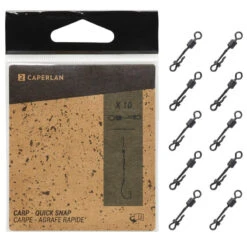 Émerillon Quick Swivel Snap X10 Pêche De La Carpe 9 Émerillon Quick Swivel Snap X10 Pêche De La Carpe -Matériel De Pêche emerillon quick swivel snap x10 peche de la carpe 3
