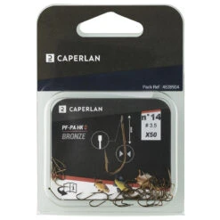 HAMEÇON SIMPLE BRONZE NON MONTE PA HK 0 X50 -Matériel De Pêche hamecon simple bronze non monte pa hk 0 x50 6