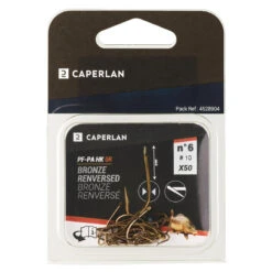 HAMEÇON SIMPLE BRONZE RENVERSE NON MONTE PA HK 0R X50 -Matériel De Pêche hamecon simple bronze renverse non monte pa hk 0r x50 2