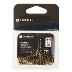 HAMEÇON SIMPLE BRONZE RENVERSE NON MONTE PA HK 0R X50 -Matériel De Pêche hamecon simple bronze renverse non monte pa hk 0r x50 4