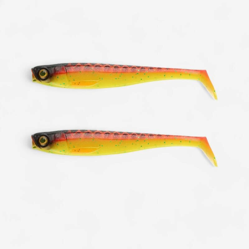 LEURRE SOUPLE BROCHET SHAD ROGEN 160 ORANGE X2 3 LEURRE SOUPLE BROCHET SHAD ROGEN 160 ORANGE X2