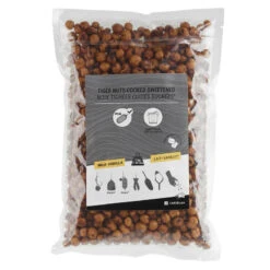 Noix Tigrées Cuites Parfum Lait Vanille 1kg Graines Pêche De La Carpe -Matériel De Pêche noix tigrees cuites parfum lait vanille 1kg graines peche de la carpe 2