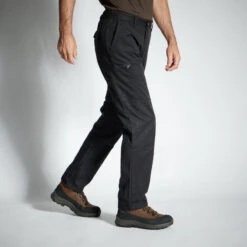 PANTALON CARGO RESISTANT STEPPE 300 NOIR -Matériel De Pêche pantalon cargo resistant steppe 300 noir 3