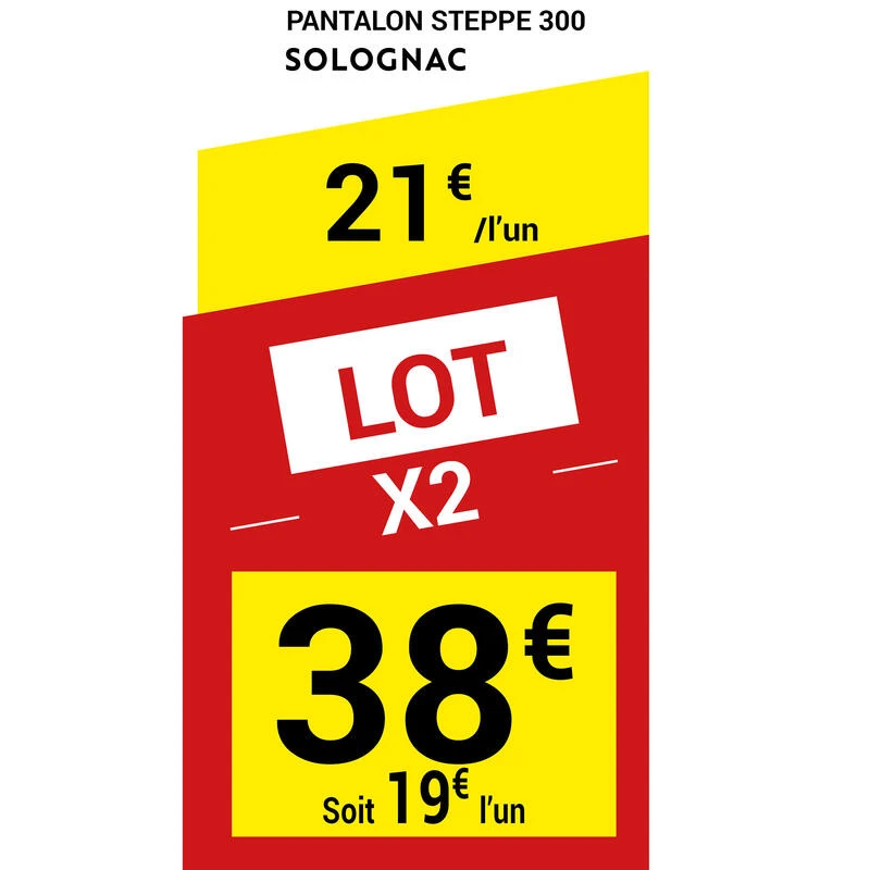 PANTALON CARGO RESISTANT STEPPE 300 VERT 4 PANTALON CARGO RESISTANT STEPPE 300 VERT – Image 2