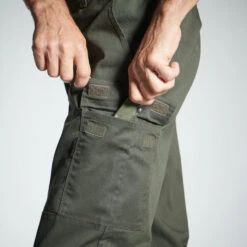 PANTALON CARGO RESISTANT STEPPE 300 VERT 18 PANTALON CARGO RESISTANT STEPPE 300 VERT -Matériel De Pêche pantalon cargo resistant steppe 300 vert 7