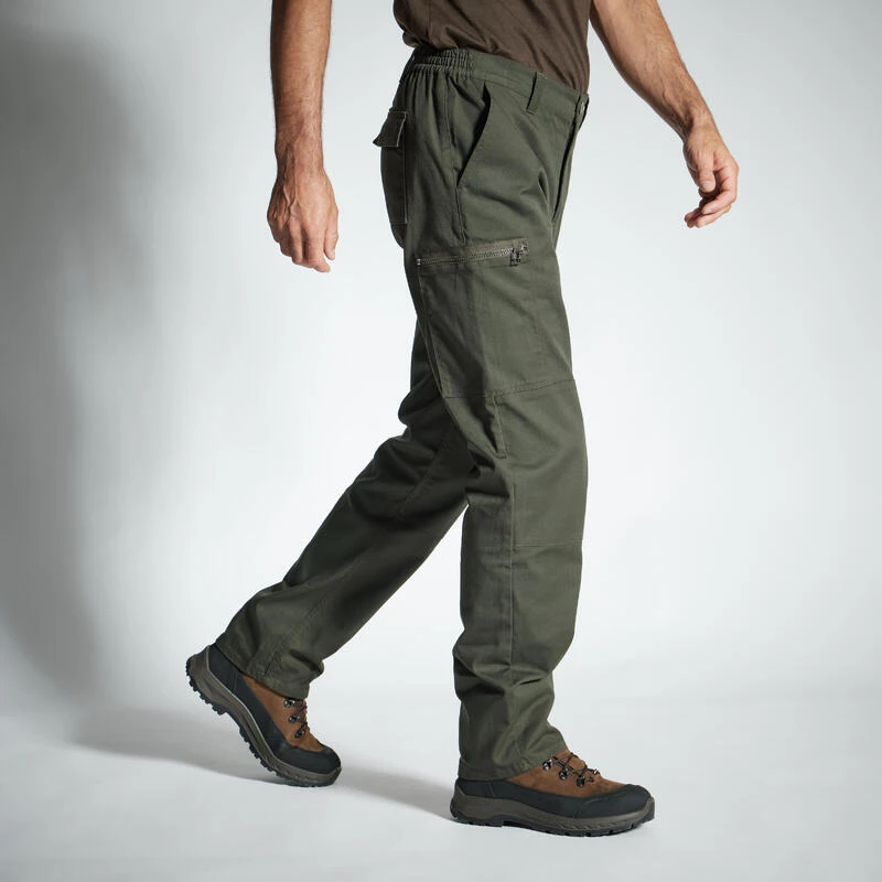 PANTALON CARGO RESISTANT STEPPE 300 VERT 11 PANTALON CARGO RESISTANT STEPPE 300 VERT – Image 9