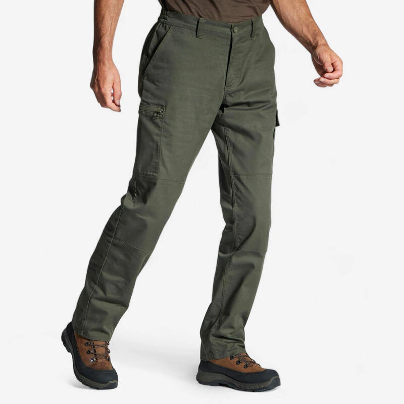 PANTALON CARGO RESISTANT STEPPE 300 VERT 3 PANTALON CARGO RESISTANT STEPPE 300 VERT