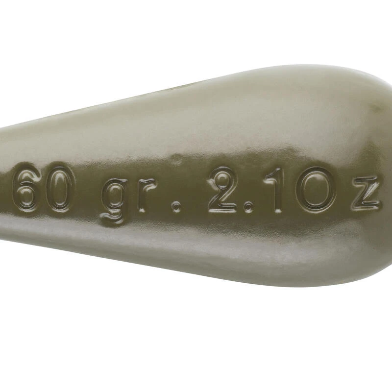 Plombs Pêche De La Carpe Plombs Distance 60g (x5) 5 Plombs Pêche De La Carpe Plombs Distance 60g (x5) – Image 3
