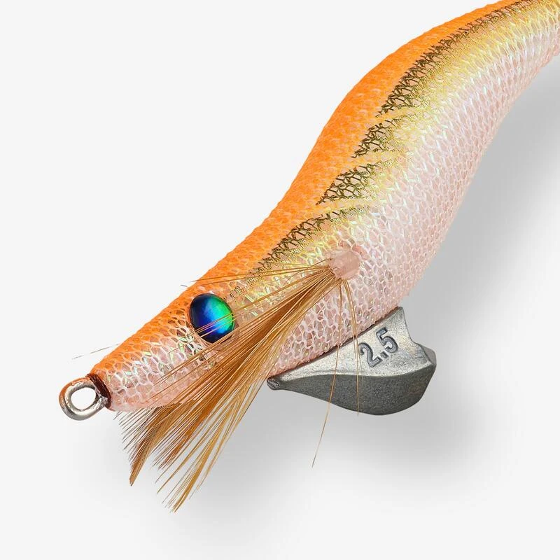 Turlutte Coulante Shallow EBIKA 2.5/105 Orange Fluo Pêche Seiches/calamars 5 Turlutte Coulante Shallow EBIKA 2.5/105 Orange Fluo Pêche Seiches/calamars – Image 3